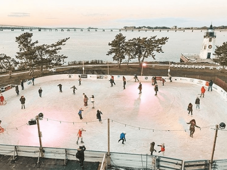 The Outdoor Ice Skating Rink At Gurney S Is Open For The Season Newport Buzz