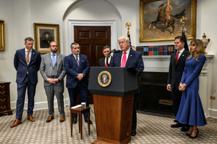 Trump Joins the Dells to Announce $6.25 Billion Historic Gift for Newborn Savings Accounts